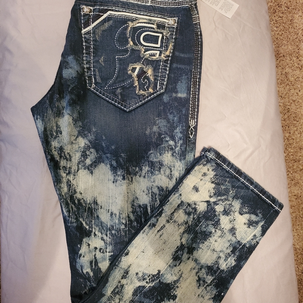 Mens Rock Revival jeans